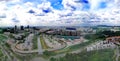 Aerial view of Pandan River, Singapore Royalty Free Stock Photo