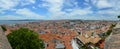 Lisbon city panorama, Portugal Royalty Free Stock Photo