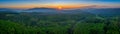 Aerial view of panorama mountian on blue sky with cloud at daytime in Chiang Mai Province, Thailand