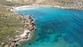 Aerial view of Paradise Bay from drone, Malta Royalty Free Stock Photo