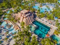 Mayan Temple water slide at Paradise Island, Bahamas