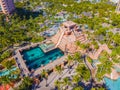 Mayan Temple water slide at Paradise Island, Bahamas