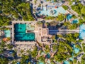 Mayan Temple water slide at Paradise Island, Bahamas