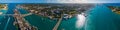 Nassau downtown panorama, Bahamas Royalty Free Stock Photo