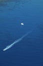 Aerial view of a parasail Royalty Free Stock Photo