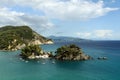 Aerial view of Parga