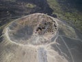 Aerial view of the Paricutin Volcano located in Michoacan, Mexico