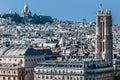 Aerial view paris cityscape France Royalty Free Stock Photo