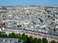 Aerial view of Paris, France Royalty Free Stock Photo