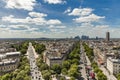 Aerial view at Paris, France Royalty Free Stock Photo