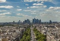 Aerial view at Paris, France Royalty Free Stock Photo