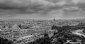 Aerial view of Paris in France Royalty Free Stock Photo