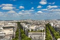 Aerial view at Paris, France Royalty Free Stock Photo