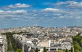 Aerial view at Paris, France Royalty Free Stock Photo