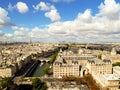 Aerial view Paris, France Royalty Free Stock Photo