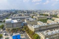 Aerial View of Paris from Notre-dame Royalty Free Stock Photo