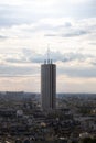 Aerial view of Paris skyline with Hyatt Regency Paris Etoile