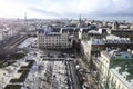 Aerial view of Paris Royalty Free Stock Photo