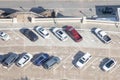 aerial view of Parking lot in Baton Rouge