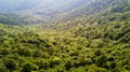 Aerial view of a path leading to Monte Boletto, Alps, near Lake Como. Como, Brunate, Lombardy, Italy Royalty Free Stock Photo