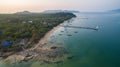 aerial view of payam island ranong andaman sea southern of thailand