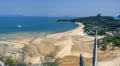 aerial view of payam island ranong andaman sea southern of thailand