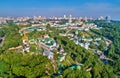 Aerial view of Pechersk Lavra in Kiev, the capital of Ukraine