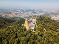 Aerial View Of Pena Palace Sintra, Portugal Royalty Free Stock Photo