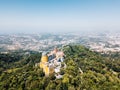 Aerial View Of Pena Palace Sintra, Portugal Royalty Free Stock Photo