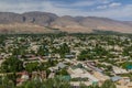 Aerial view of Penjikent in Tajikist Royalty Free Stock Photo