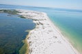 An Aerial View of Pensacola Beach, FL. USA Royalty Free Stock Photo