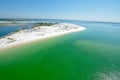 An Aerial View of Pensacola Beach, FL. USA Royalty Free Stock Photo