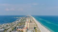 Aerial view of Pensacola Beach Royalty Free Stock Photo