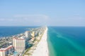 Aerial view of Pensacola Beach Royalty Free Stock Photo