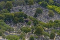 Aerial view of Pere Lachaise Cemetery taken from Montparnasse To
