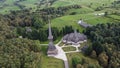 Monastery Sapanta Peri in Romania, Aerial View Royalty Free Stock Photo