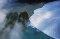 Aerial view of Perito Moreno Glacier near El Calafate, Patagonia, Argentina Royalty Free Stock Photo