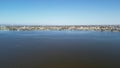 Aerial view of Perth Cityscape and Swan River, Australia Royalty Free Stock Photo