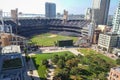 Aerial view of Petco Park in San Diego