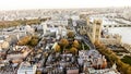 Aerial View Photo of Big Ben aka City of Westminster in London Royalty Free Stock Photo