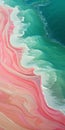 Hyperrealistic Wave Art: Vibrant Colors And Detailed Backgrounds