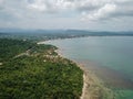 Aerial view of Phu Quoc coastline Royalty Free Stock Photo