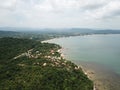 Aerial view of Phu Quoc coastline Royalty Free Stock Photo