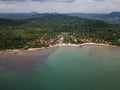 Aerial view of Phu Quoc coastline Royalty Free Stock Photo