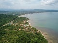 Aerial view of Phu Quoc coastline Royalty Free Stock Photo