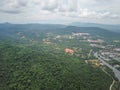 Aerial view of Phu Quoc coastline Royalty Free Stock Photo