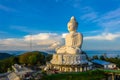 Aerial view Phuket Big Buddha is one of the island most important and revered landmarks on the island