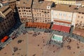 Aerial View on Piazza del Campo