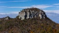 Aerial View Pilot Mountain In The U.S. State Of North Carolina Royalty Free Stock Photo