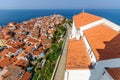 Aerial view of Piran town